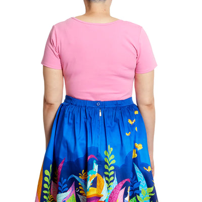 Stitch Shoppe by Loungefly Disney Alice in Wonderland Mad Keyhole "Kelly" Fashion Top Shirt