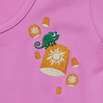 Stitch Shoppe by Loungefly Disney Tangled Rapunzel Lanterns "Kelly" Fashion Top Shirt