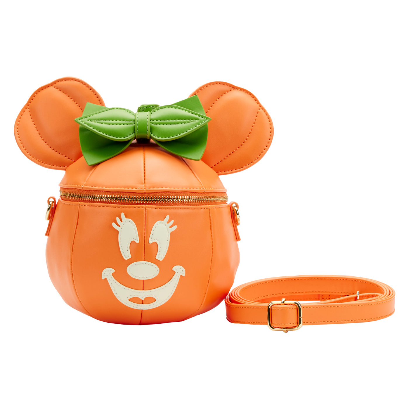 Loungefly Disney Minnie Pumpkin Glow in the Dark Crossbody