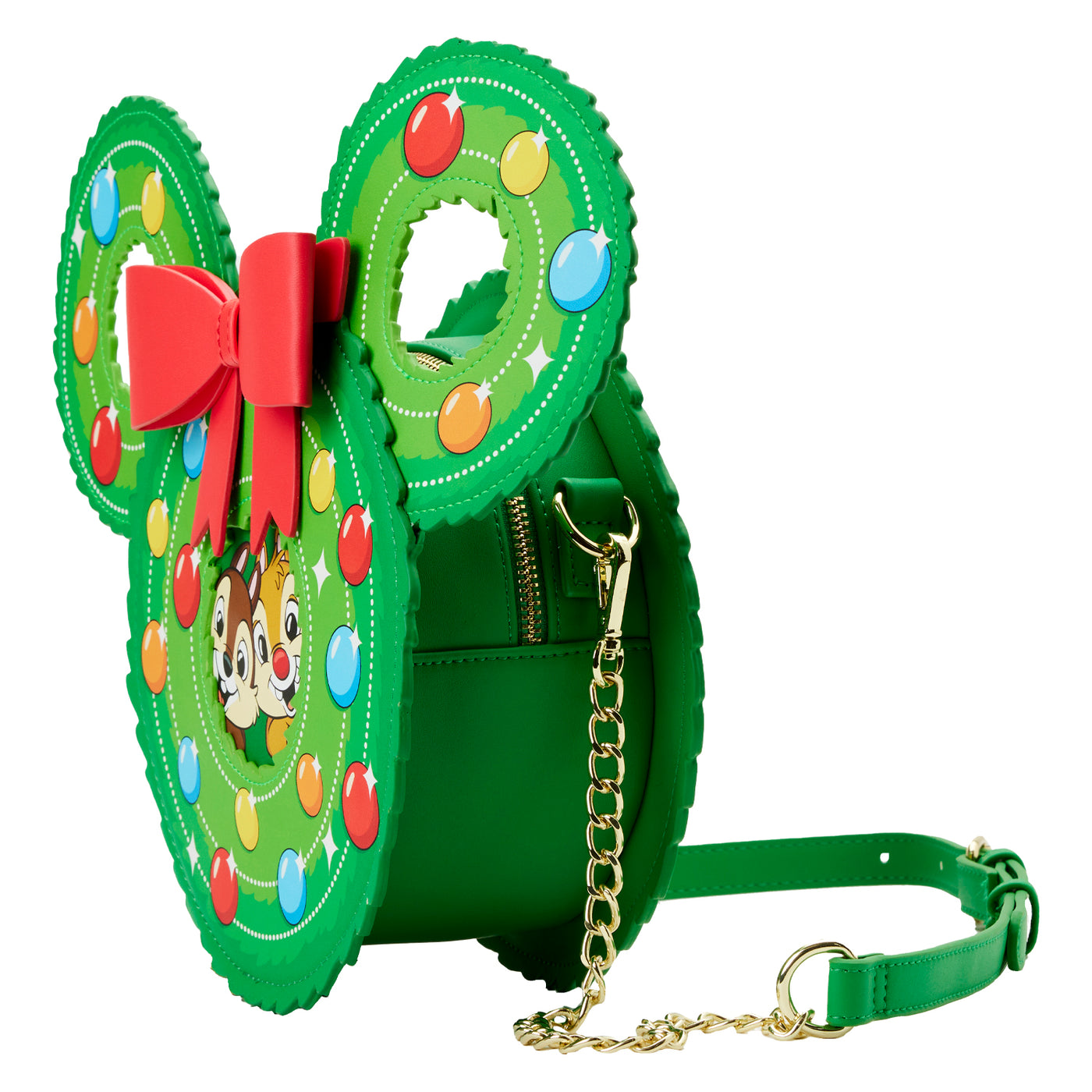 Disney Chip & Dale Holiday Wreath Crossbody