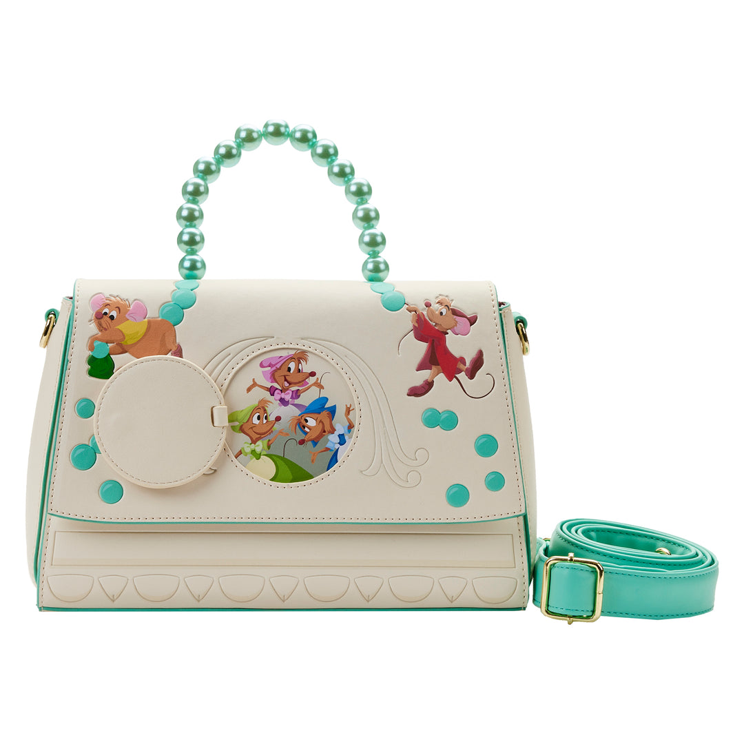 Disney Cinderella Gus Gus & Jack Jack Bead Handle Crossbody