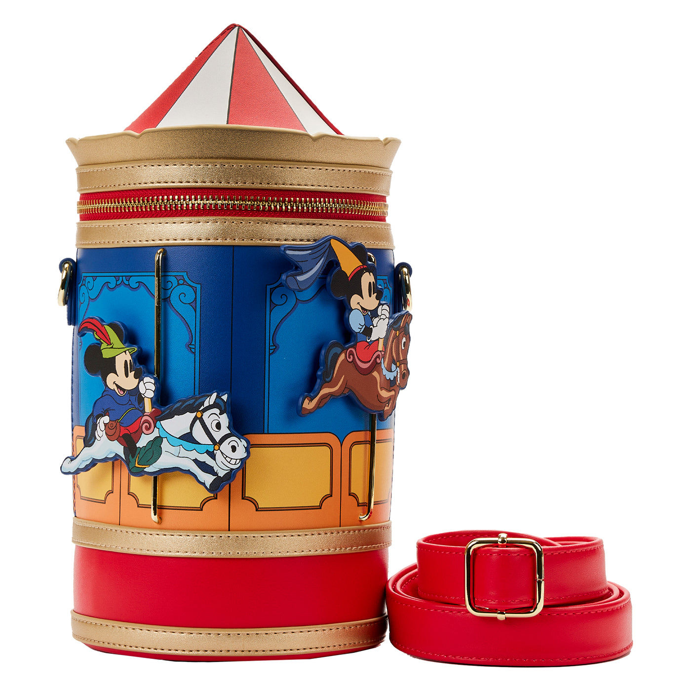 Disney Brave Little Tailor Mickey & Minnie Carousel Crossbody