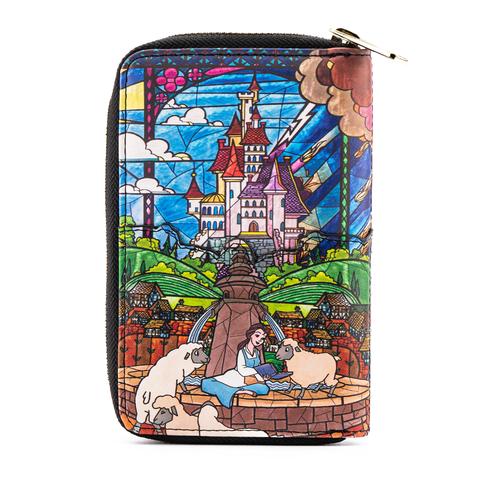 Loungefly Disney Beauty and the Beast Belle Castle Series Wallet