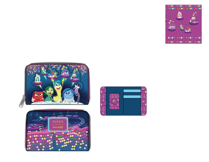 Disney Pixar Inside Out Control Panel Wallet