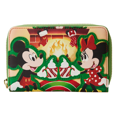 Disney Mickey & Minnie Hot Cocoa Fireplace Wallet