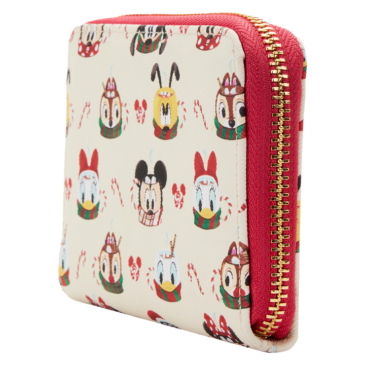 Disney Holiday Hot Cocoa Mugs AOP Wallet