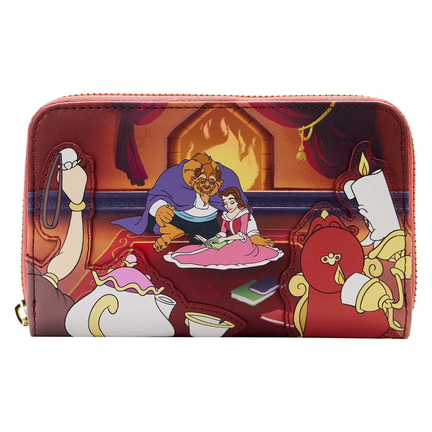 Disney Beauty and the Beast Fireplace Scene Wallet