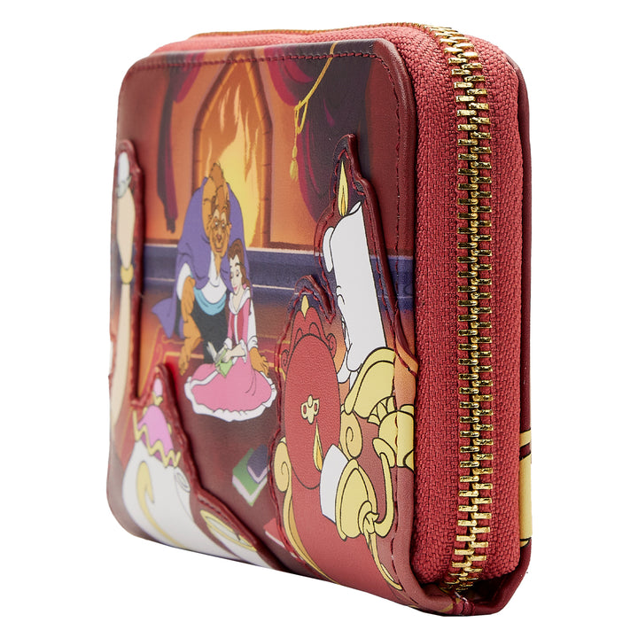 Disney Beauty and the Beast Fireplace Scene Wallet