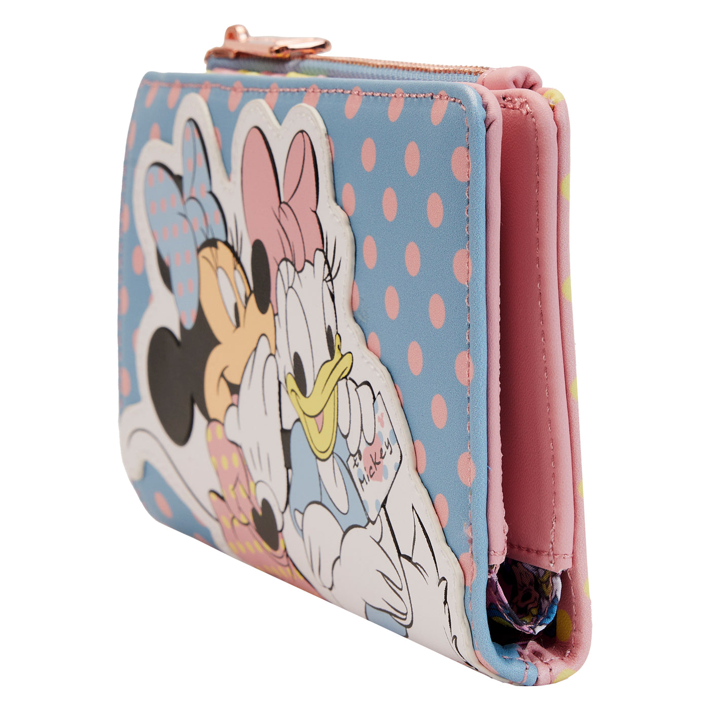 Disney Minnie & Daisy Color Block Dots Wallet