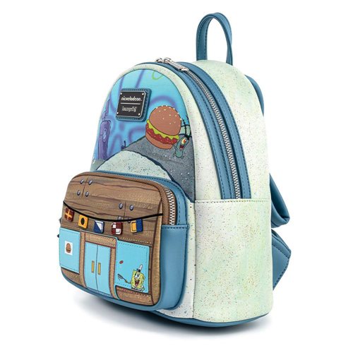 Loungefly Nickelodeon Spongebob Krusty Krab Mini Backpack Grotto Treasures