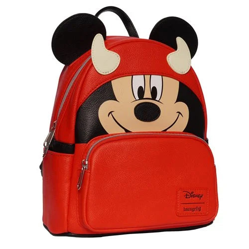 Loungefly Disney Mickey Mouse Devil Cosplay Mini Backpack