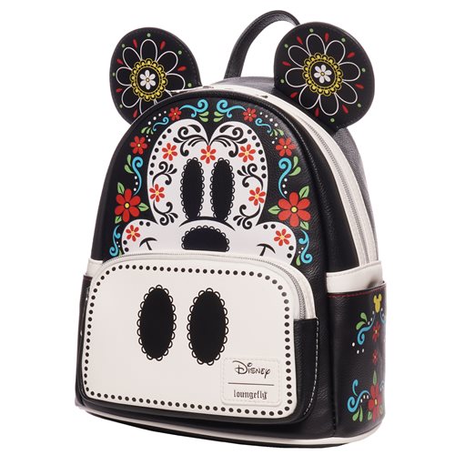 Disney Mickey Mouse Dia de los Muertos Sugar Skull Cosplay Mini Backpack