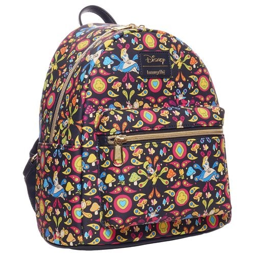 Disney Alice in Wonderland Retro AOP Mini Backpack