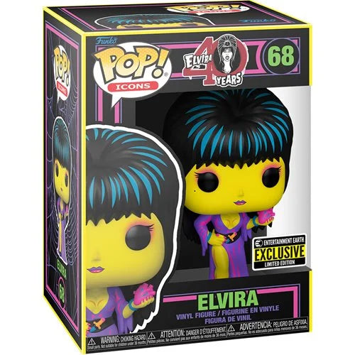 Funko Horror Elvira Black Light Pop! Vinyl Figure Exclusive