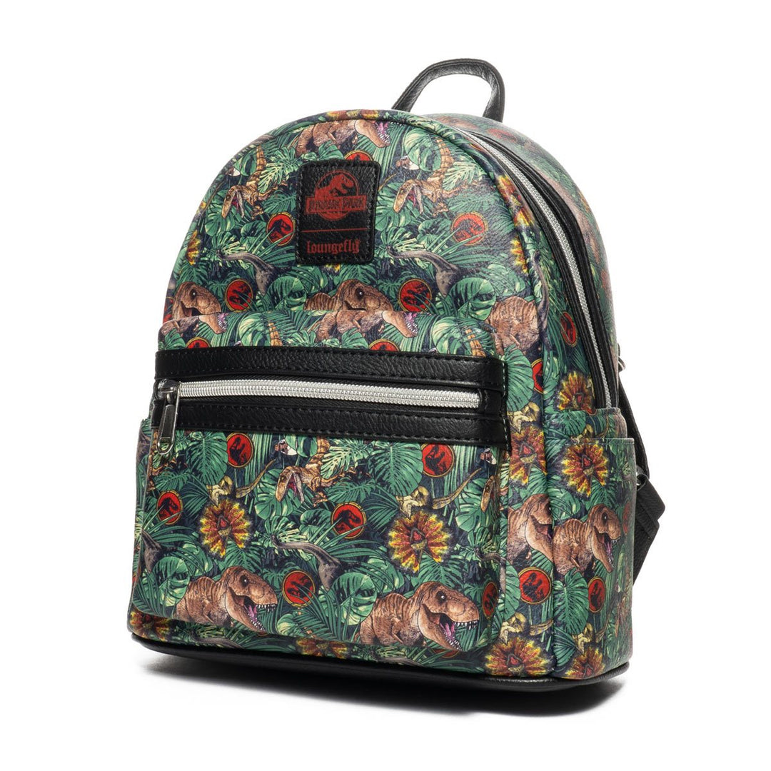 Loungefly Jurassic Park Dinosaur Jungle Mini Backpack