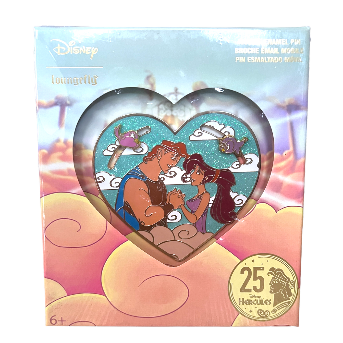 Loungefly Disney Hercules & Meg 3" Collector Box Pin