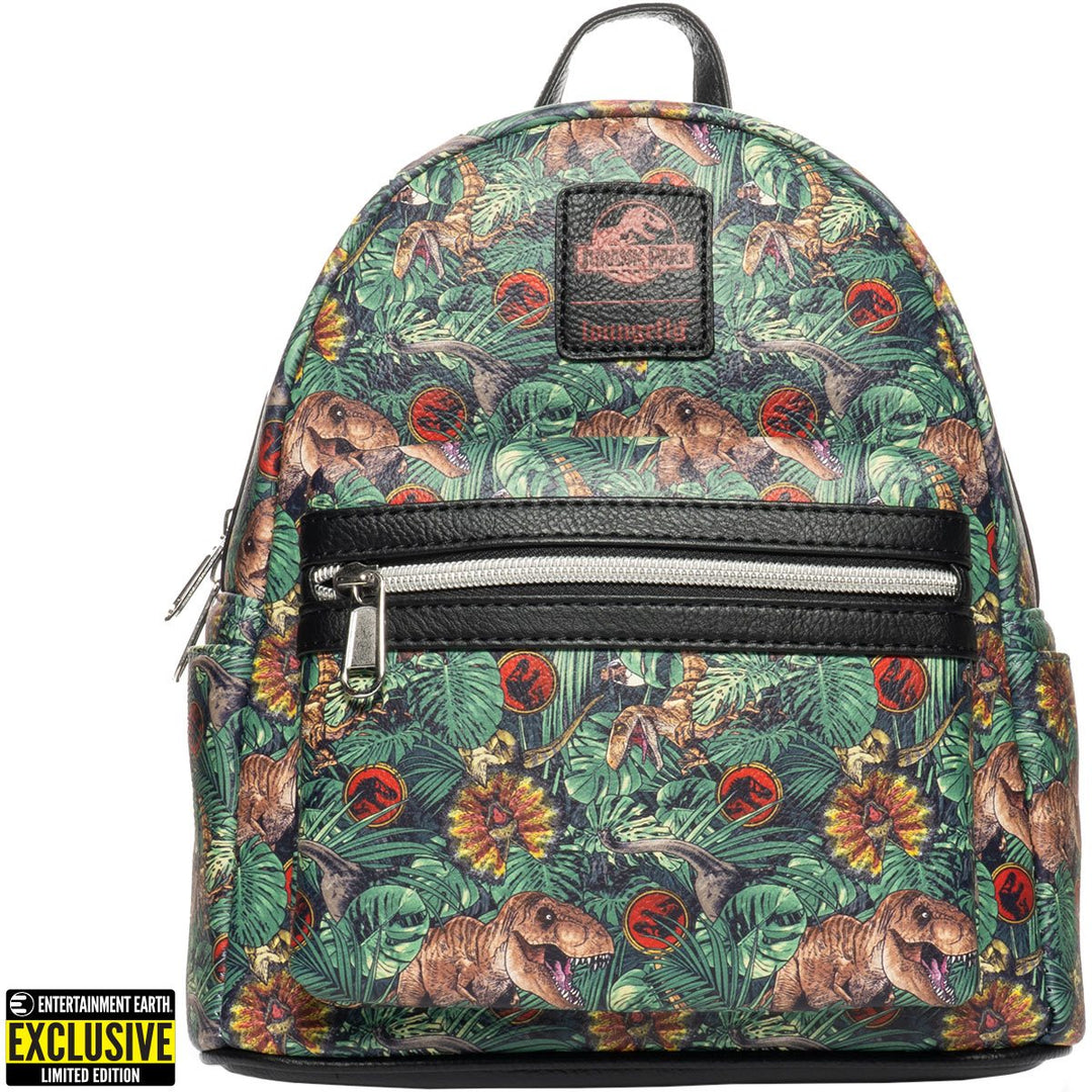 Loungefly Jurassic Park Dinosaur Jungle Mini Backpack