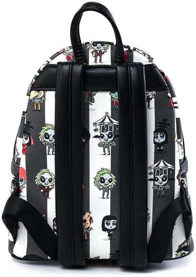 Loungefly Beetlejuice Chibi All Over Print Mini Backpack