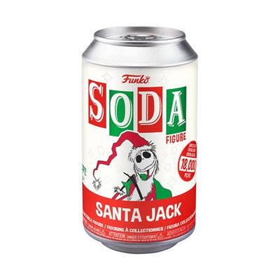 Funko Disney The Nightmare Before Christmas Santa Jack Skellington Vinyl Soda Figure Limited Edition