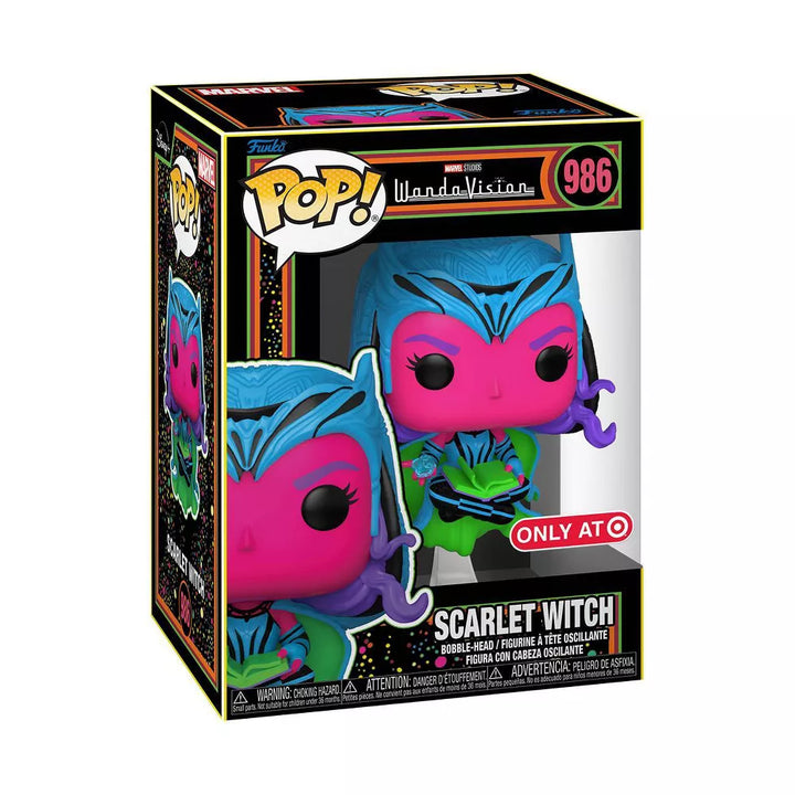 Funko Marvel Studios Wandavision Scarlet Witch Black Light Pop! Vinyl Figure Exclusive