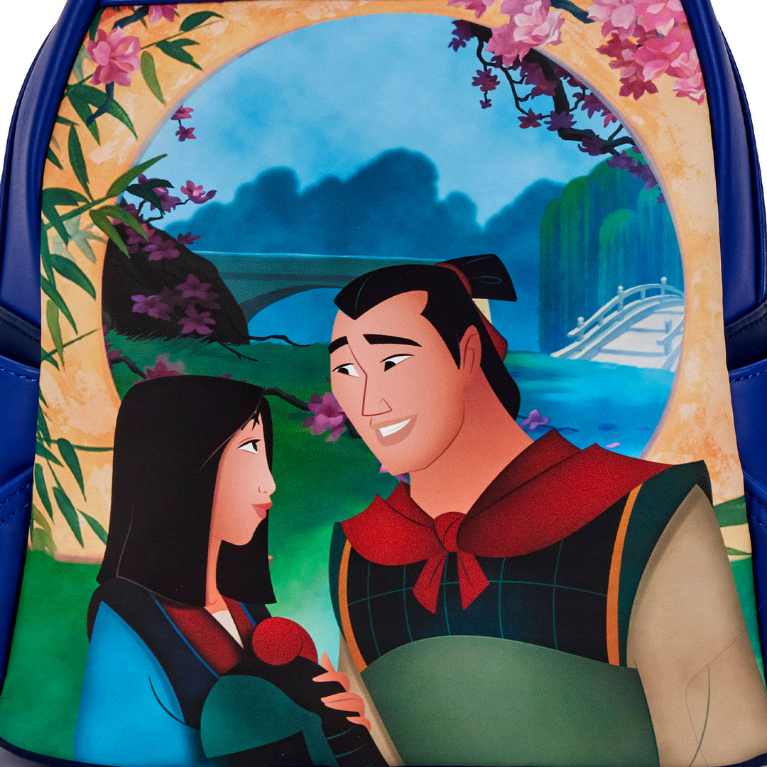 Loungefly Disney Mulan Castle Series Light Up Mini Backpack