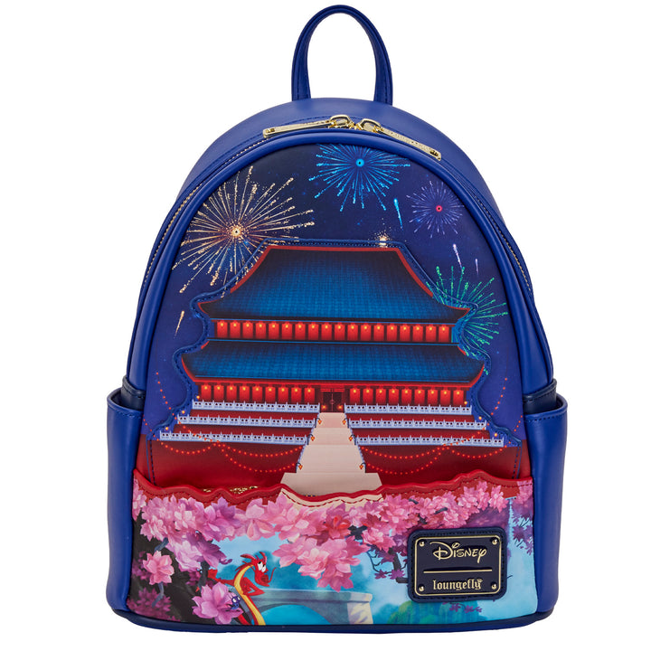 Loungefly Disney Mulan Castle Series Light Up Mini Backpack