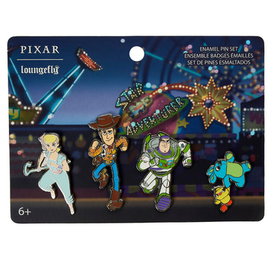 Loungefly Disney Pixar Toy Story Amusement Park 4pc Pin Set