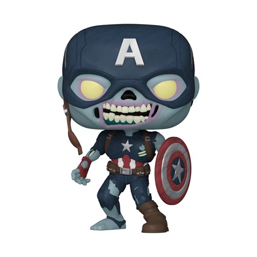 Funko Marvel Studios What If? Zombie Captain America Pop! Vinyl Figure